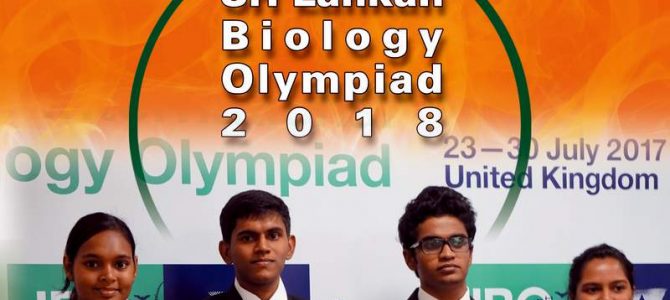 Sri Lankan Biology Olympiad 2018 Sri Lankan Biology Olympiad 2018