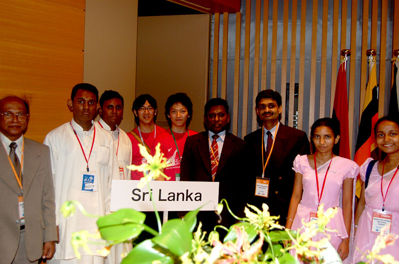 Sri Lankan Team at IBO 2009 in Japan